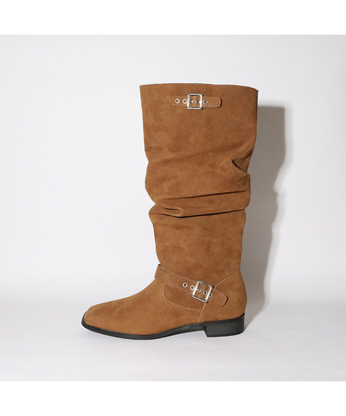 APTO(アプト)の「Lailly ライリー 牛革 ロングブーツ AHFB008(ブーツ・レディース・ブラック/ブラウン/Beige・22.5cm/23cm/23.5cm/24cm/24.5cm/25cm)」の2枚目の写真