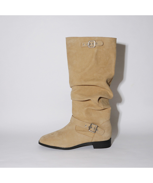 APTO(アプト)の「Lailly ライリー 牛革 ロングブーツ AHFB008(ブーツ・レディース・ブラック/ブラウン/Beige・22.5cm/23cm/23.5cm/24cm/24.5cm/25cm)」の3枚目の写真
