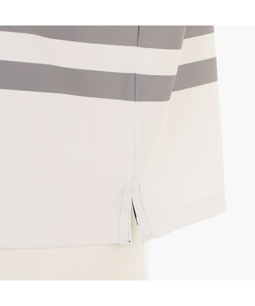 BRIEFING(ブリーフィング)の「【BRIEFING GOLF/ブリーフィングゴルフ】MEN’S PANEL STRIPE POLO RF(ポロシャツ・メンズ・ネイビー/グリーン系その他2/ブラック/ホワイト・L/M/XL/S)」の11枚目の写真