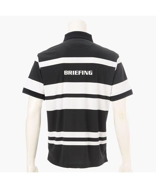 BRIEFING(ブリーフィング)の「【BRIEFING GOLF/ブリーフィングゴルフ】MEN’S PANEL STRIPE POLO RF(ポロシャツ・メンズ・ネイビー/グリーン系その他2/ブラック/ホワイト・L/M/XL/S)」の14枚目の写真