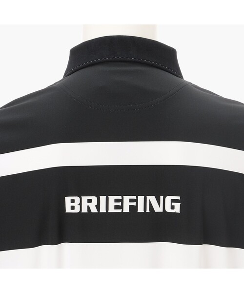 BRIEFING(ブリーフィング)の「【BRIEFING GOLF/ブリーフィングゴルフ】MEN’S PANEL STRIPE POLO RF(ポロシャツ・メンズ・ネイビー/グリーン系その他2/ブラック/ホワイト・L/M/XL/S)」の15枚目の写真