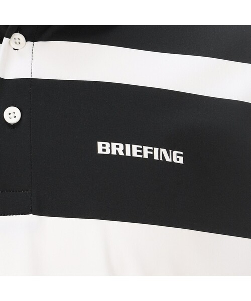 BRIEFING(ブリーフィング)の「【BRIEFING GOLF/ブリーフィングゴルフ】MEN’S PANEL STRIPE POLO RF(ポロシャツ・メンズ・ネイビー/グリーン系その他2/ブラック/ホワイト・L/M/XL/S)」の18枚目の写真