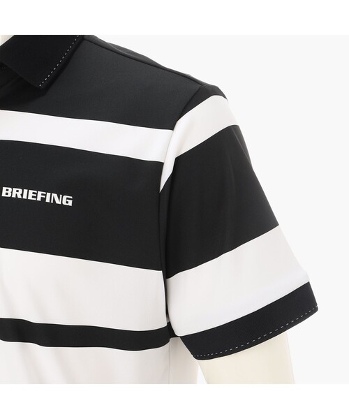 BRIEFING(ブリーフィング)の「【BRIEFING GOLF/ブリーフィングゴルフ】MEN’S PANEL STRIPE POLO RF(ポロシャツ・メンズ・ネイビー/グリーン系その他2/ブラック/ホワイト・L/M/XL/S)」の19枚目の写真
