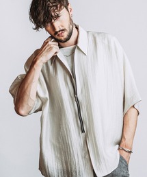 NO ID.（ノーアイディ）の「【NO ID.】Dolman Half Sleeve ZIP Shirt / ドルマン ハーフ スリーブ ジップ シャツ（シャツ/ブラウス）」