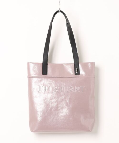 JILL STUART（ジルスチュアート）の「JILL STUART(ジル スチュアート)　フローズン　タテ型トート（トートバッグ・レディース・シルバー/ブラック/ピンク・FREE）」の3枚目の写真