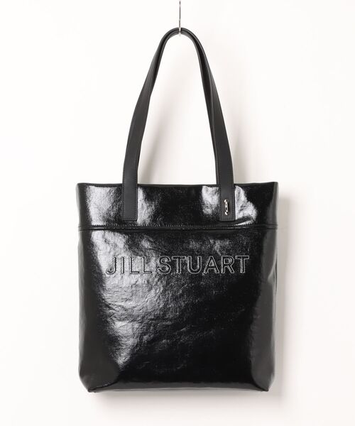 JILL STUART（ジルスチュアート）の「JILL STUART(ジル スチュアート)　フローズン　タテ型トート（トートバッグ・レディース・シルバー/ブラック/ピンク・FREE）」の2枚目の写真