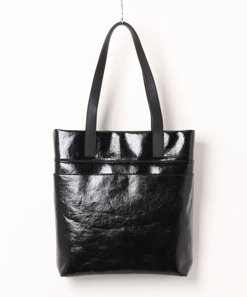 JILL STUART（ジルスチュアート）の「JILL STUART(ジル スチュアート)　フローズン　タテ型トート（トートバッグ・レディース・シルバー/ブラック/ピンク・FREE）」の4枚目の写真