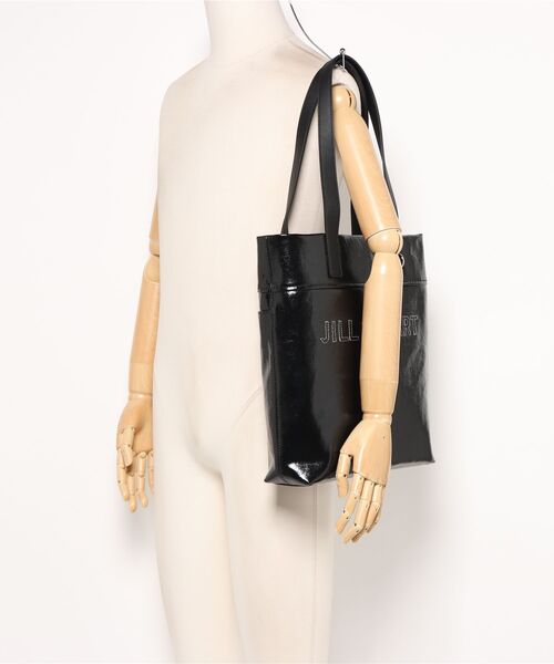 JILL STUART（ジルスチュアート）の「JILL STUART(ジル スチュアート)　フローズン　タテ型トート（トートバッグ・レディース・シルバー/ブラック/ピンク・FREE）」の9枚目の写真