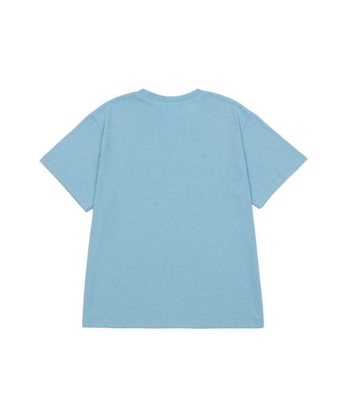 BP2 DISORDER（ビーピーツーディスオーダー）の「ビッググラフィックロゴクロップTシャツブルー（Tシャツ/カットソー・レディース・その他・FREE）」の3枚目の写真