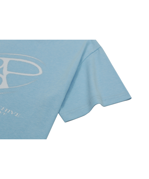 BP2 DISORDER（ビーピーツーディスオーダー）の「ビッググラフィックロゴクロップTシャツブルー（Tシャツ/カットソー・レディース・その他・FREE）」の5枚目の写真