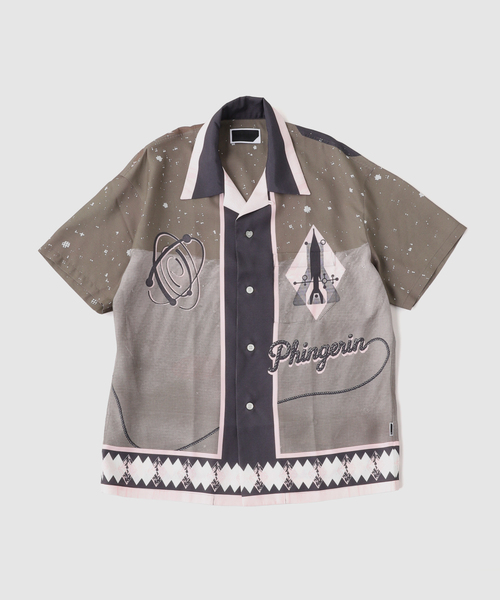 PHINGERIN(フィンガリン)の「PHINGERIN / フィンガリン SUMMER SHIRT SPACE(シャツ/ブラウス・メンズ・ブラウン・MEDIUM)」の1枚目の写真