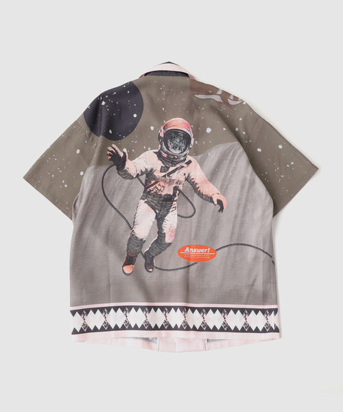 PHINGERIN(フィンガリン)の「PHINGERIN / フィンガリン SUMMER SHIRT SPACE(シャツ/ブラウス・メンズ・ブラウン・MEDIUM)」の2枚目の写真