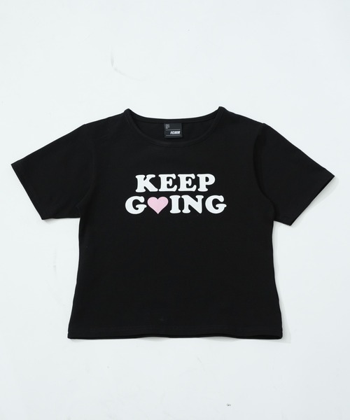 FCMM（エフシーエムエム）の「LOGO PRINT TEE/ロゴプリントTEE（Tシャツ/カットソー・レディース・ブラック/ホワイト・MEDIUM/SMALL）」の2枚目の写真