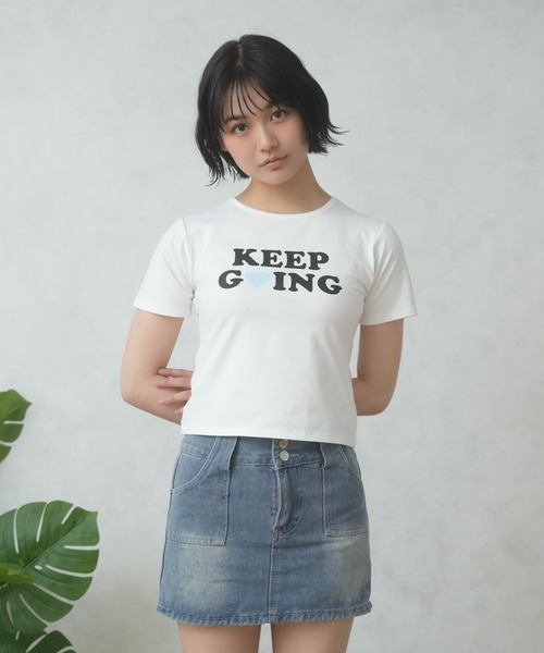 FCMM（エフシーエムエム）の「LOGO PRINT TEE/ロゴプリントTEE（Tシャツ/カットソー・レディース・ブラック/ホワイト・MEDIUM/SMALL）」の11枚目の写真