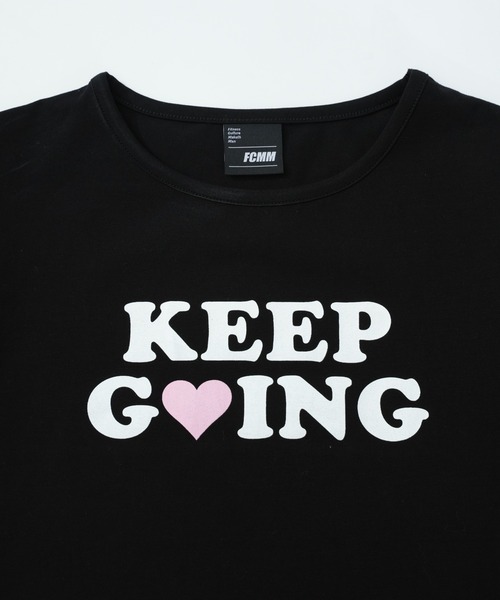 FCMM（エフシーエムエム）の「LOGO PRINT TEE/ロゴプリントTEE（Tシャツ/カットソー・レディース・ブラック/ホワイト・MEDIUM/SMALL）」の10枚目の写真