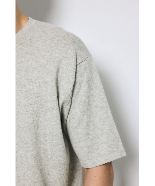 AZUL by moussy(アズールバイマウジー)の「リネンブレンドニットTシャツ(ニット/セーター・メンズ・ライトブラック/ライトグレー/ライトブルー・MEDIUM/SMALL/LARGE)」の14枚目の写真