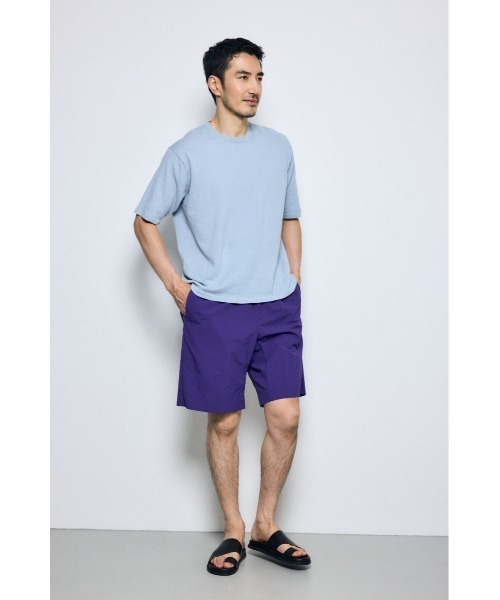 AZUL by moussy(アズールバイマウジー)の「リネンブレンドニットTシャツ(ニット/セーター・メンズ・ライトブラック/ライトグレー/ライトブルー・MEDIUM/SMALL/LARGE)」の18枚目の写真
