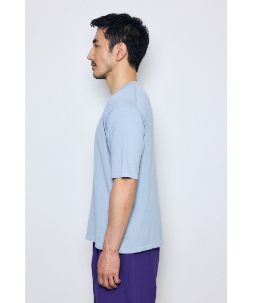 AZUL by moussy(アズールバイマウジー)の「リネンブレンドニットTシャツ(ニット/セーター・メンズ・ライトブラック/ライトグレー/ライトブルー・MEDIUM/SMALL/LARGE)」の20枚目の写真