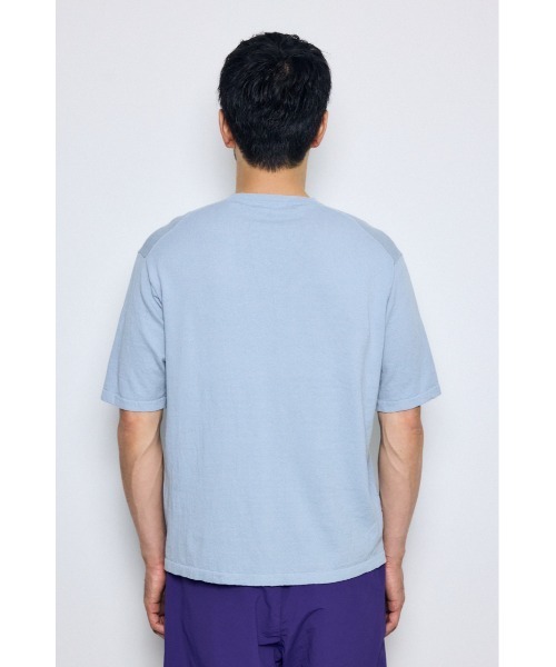 AZUL by moussy(アズールバイマウジー)の「リネンブレンドニットTシャツ(ニット/セーター・メンズ・ライトブラック/ライトグレー/ライトブルー・MEDIUM/SMALL/LARGE)」の21枚目の写真