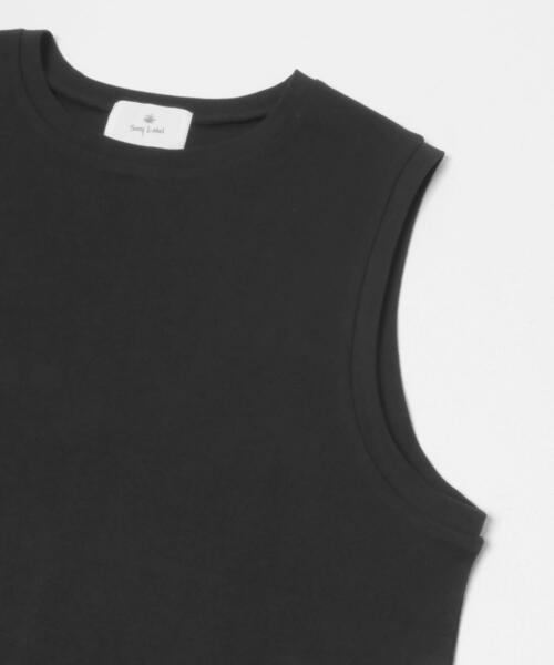 URBAN RESEARCH Sonny Label（アーバンリサーチサニーレーベル）の「『UR TECH ひやサラクール』ベーシックタンクトップ（タンクトップ・メンズ・ブラック/オフホワイト/チャコールグレー・SMALL/MEDIUM/LARGE）」の7枚目の写真