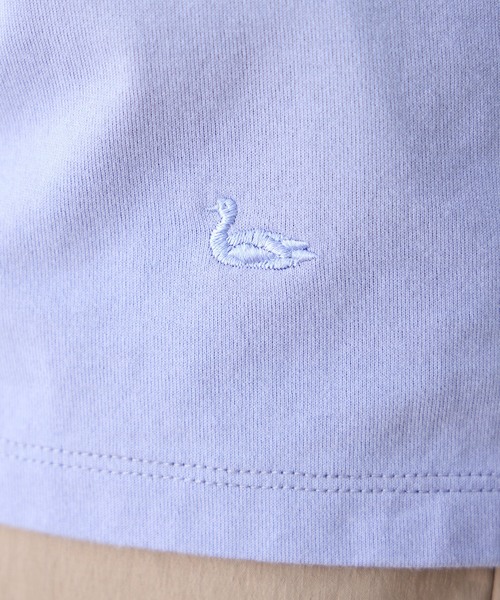 DECOY SINCE 1981(デコイシンスイチキュウハチイチ)の「【Liberty】リバティプリントパネルボーダープルオーバー【UVカット・接触冷感・オーガニックコットンブレンド】(Tシャツ/カットソー・レディース・ネイビー/ブルー・M/L/LL)」の14枚目の写真