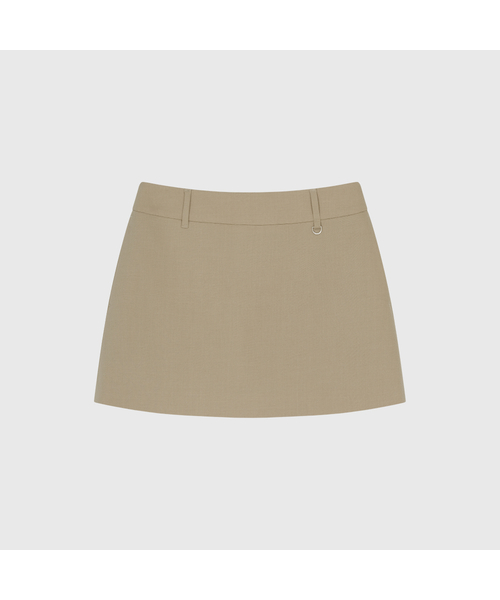 LOOKAST(ルックキャスト)の「ネルイスカートパンツ_ベージュ / NELLY SKIRT PANTS_BEIGE(スカート・レディース・Beige・SMALL/MEDIUM)」の1枚目の写真