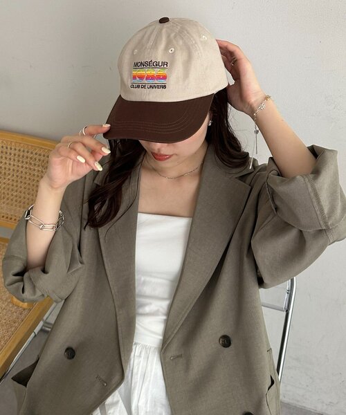 DISCOAT(ディスコート)の「【Enlude】アソートスーベニアキャップ《ユニセックス》(キャップ・レディース・ベージュ/ネイビー/グリーン/ピンク・FREE)」の8枚目の写真