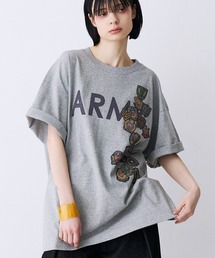 【UNISEX】ARMY WAPPEN PRINT TEE/アーミーワッペンプリントTシャツ