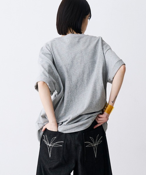 SeeSew(シーソー)の「【UNISEX】ARMY WAPPEN PRINT TEE/アーミーワッペンプリントTシャツ(Tシャツ/カットソー・メンズ・グレー/サックスブルー・M/L)」の10枚目の写真