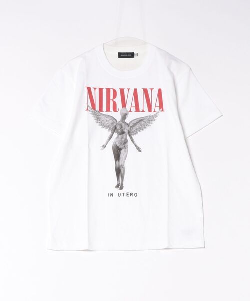 JUGLANS(ユグランス)の「【GOOD ROCK SPEED】NIRVANA Tshirts 26NVN204W(Tシャツ/カットソー・メンズ・ブラウン/チャコールグレー/ホワイト・L/M/XL)」の2枚目の写真