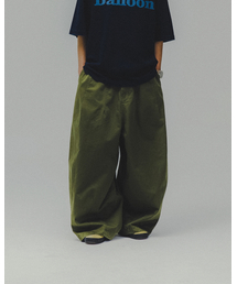 Washed Balloon Pants - Khaki