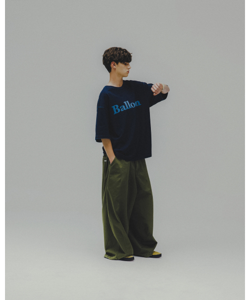 ANGLAN（アングラン）の「Washed Balloon Pants - Khaki（その他パンツ・メンズ・その他・2/1）」の5枚目の写真