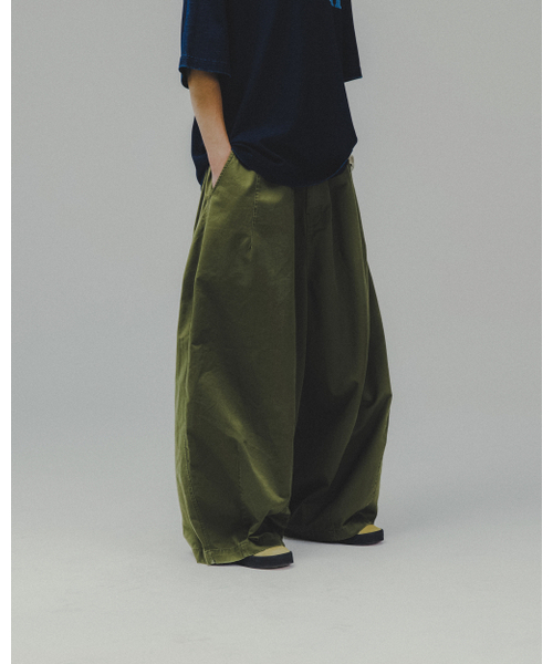 ANGLAN（アングラン）の「Washed Balloon Pants - Khaki（その他パンツ・メンズ・その他・2/1）」の7枚目の写真