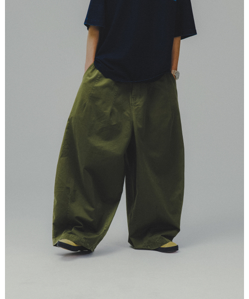ANGLAN（アングラン）の「Washed Balloon Pants - Khaki（その他パンツ・メンズ・その他・2/1）」の8枚目の写真