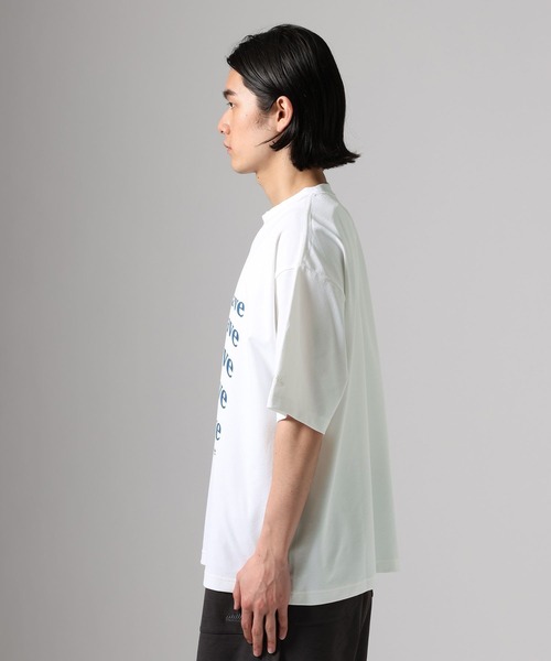 THOUSAND MILE（サウザンドマイル）の「【THOUSAND MILE(サウザンドマイル)】プリントTシャツ[吸水速乾・抗ピリング・抗菌防臭]（Tシャツ/カットソー・メンズ・チャコール/ブルー/ホワイト・MEDIUM/LARGE）」の9枚目の写真