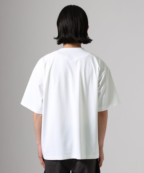 THOUSAND MILE（サウザンドマイル）の「【THOUSAND MILE(サウザンドマイル)】プリントTシャツ[吸水速乾・抗ピリング・抗菌防臭]（Tシャツ/カットソー・メンズ・チャコール/ブルー/ホワイト・MEDIUM/LARGE）」の10枚目の写真