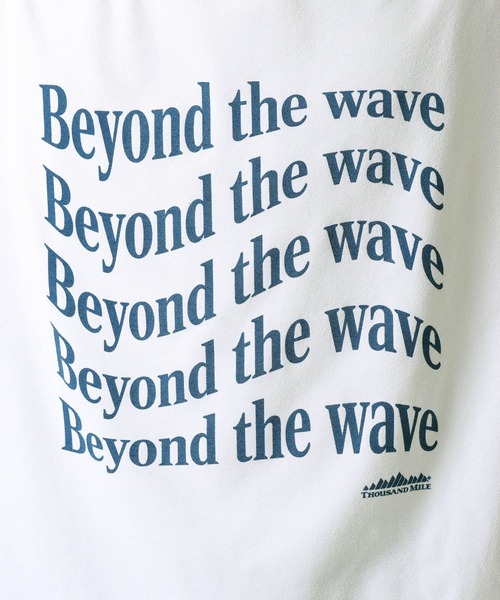 THOUSAND MILE（サウザンドマイル）の「【THOUSAND MILE(サウザンドマイル)】プリントTシャツ[吸水速乾・抗ピリング・抗菌防臭]（Tシャツ/カットソー・メンズ・チャコール/ブルー/ホワイト・MEDIUM/LARGE）」の15枚目の写真