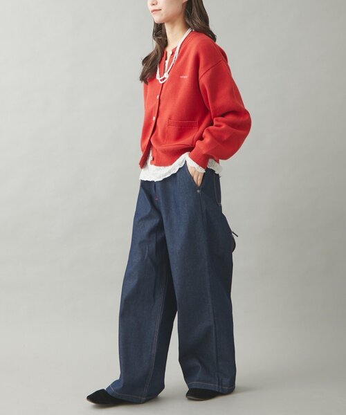 GEVACO（ゲバコ）の「【GEVACO/ゲバコ】10ozデニムイージーワイドパンツ（デニムパンツ・レディース・サックスブルー/インディゴブルー・MEDIUM/LARGE）」の8枚目の写真