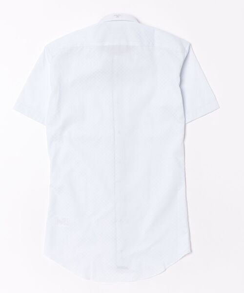 TOKYO SHIRTS（トウキョウシャツ）の「【超形態安定】【吸水速乾】 形態安定ノンアイロン ボタンダウン 半袖ビジネスワイシャツ（ビジネスシャツ・メンズ・ライトブルー・首回り37cm/首回り39cm/首回り41cm/首回り42cm/首回り43cm）」の7枚目の写真