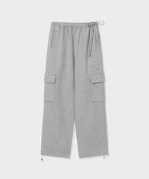 CARGO SWEATPANTS (MELANGE GREY)
