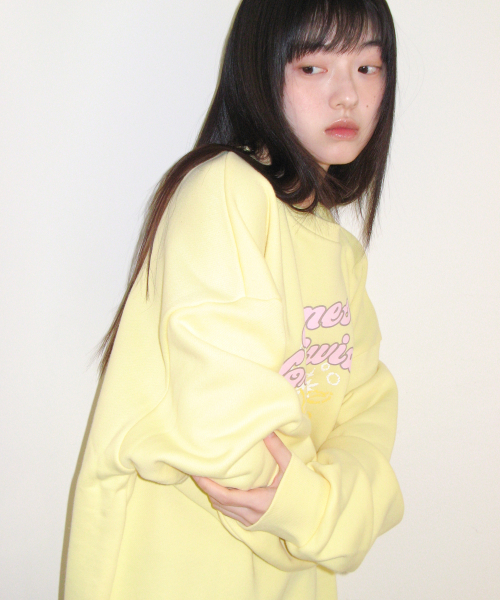 AMESWORLDWIDE（アメスワールドワイド）の「STAR RABBIT DRAWING SWEATSHIRT YELLOW（スウェット・レディース・その他・FREE）」の6枚目の写真