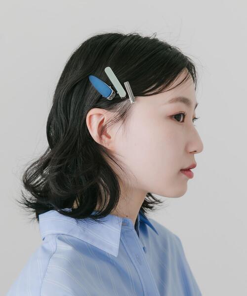 SMELLY（スメリー）の「カラーメタル3セットヘアピン（ヘアピン・レディース・ブルー系その他・-）」の4枚目の写真