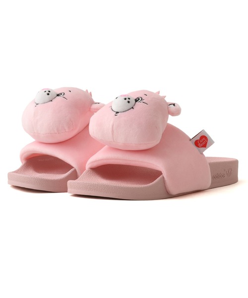 adidas（アディダス）の「adidas CARE BEARS ADILETTE SLIDES W / アディダス ケアベア アディレッタ スライド W（サンダル・レディース・ピンク・24.5cm/23.5cm/22.5cm/25.5cm）」の2枚目の写真