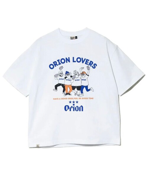 FREDY MAC(フレディーマック)の「【ORION × Duckster】オリオンビールコラボTEE ORION LOVERS TEE(Tシャツ/カットソー・メンズ・ホワイト/ブラック/グリーン系その他5・M/L)」の2枚目の写真