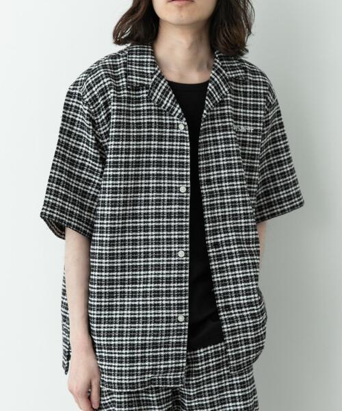Carhartt(カーハート)の「CARHARTT SHORT-SLEEVE KANDER SHIRTS(シャツ/ブラウス・メンズ・ブルー/グリーン系その他/ブラック・MEDIUM/SMALL)」の2枚目の写真