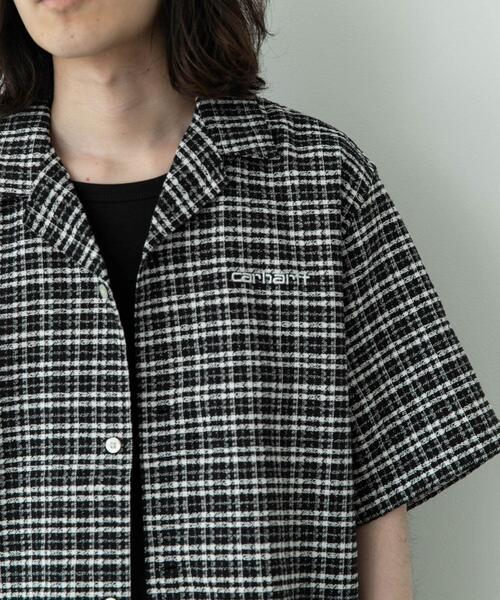 Carhartt(カーハート)の「CARHARTT SHORT-SLEEVE KANDER SHIRTS(シャツ/ブラウス・メンズ・ブルー/グリーン系その他/ブラック・MEDIUM/SMALL)」の4枚目の写真