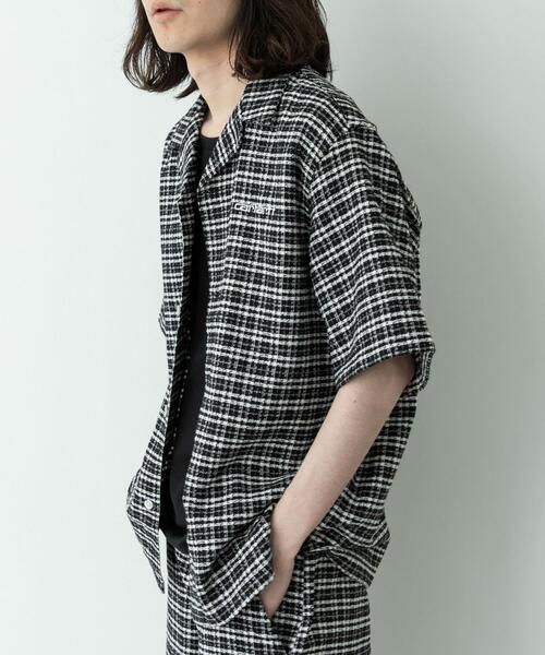 Carhartt(カーハート)の「CARHARTT SHORT-SLEEVE KANDER SHIRTS(シャツ/ブラウス・メンズ・ブルー/グリーン系その他/ブラック・MEDIUM/SMALL)」の6枚目の写真