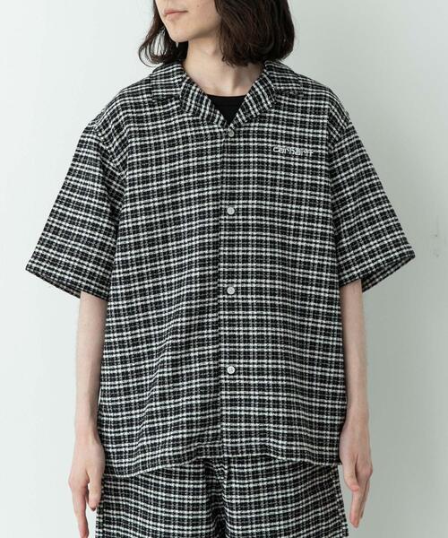 Carhartt(カーハート)の「CARHARTT SHORT-SLEEVE KANDER SHIRTS(シャツ/ブラウス・メンズ・ブルー/グリーン系その他/ブラック・MEDIUM/SMALL)」の8枚目の写真