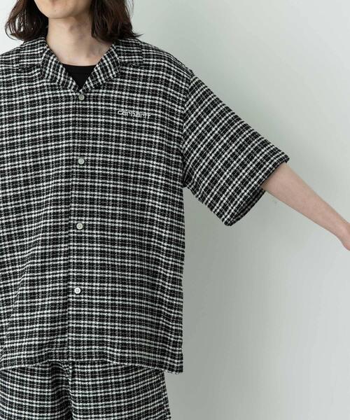 Carhartt(カーハート)の「CARHARTT SHORT-SLEEVE KANDER SHIRTS(シャツ/ブラウス・メンズ・ブルー/グリーン系その他/ブラック・MEDIUM/SMALL)」の11枚目の写真