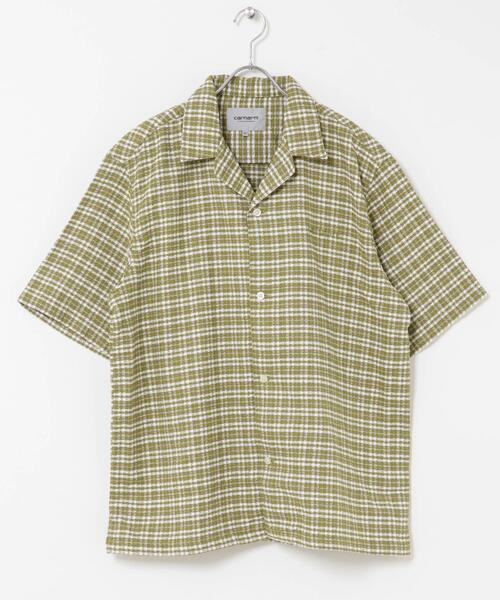 Carhartt(カーハート)の「CARHARTT SHORT-SLEEVE KANDER SHIRTS(シャツ/ブラウス・メンズ・ブルー/グリーン系その他/ブラック・MEDIUM/SMALL)」の14枚目の写真